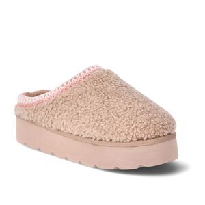 PLATFORM COZY SCUFF SLIPPERS